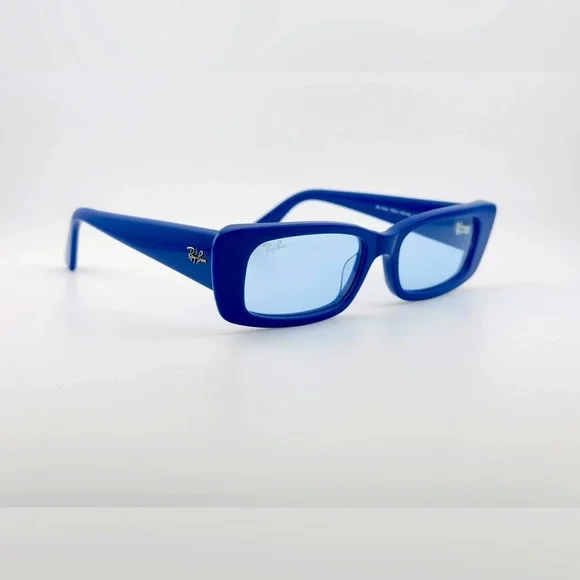 Ray-Ban Sunglasses RB4425 Teru Bio Based Polished Electric Blue Light blue Lens - Picture 8 of 14